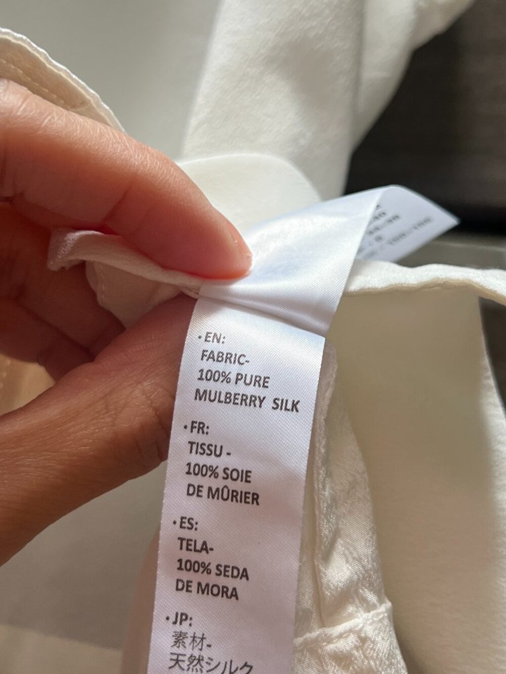 LILYSILK Ivory 100% Mulberry Silk White Button Front Sleeveless Cami Blouse XS - Picture 5 of 5